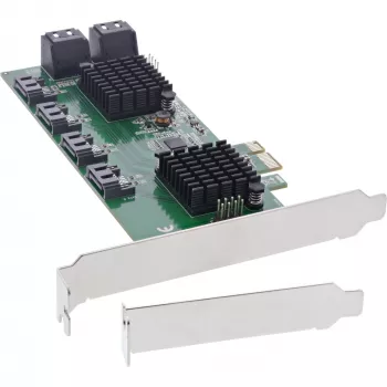 InLine scheda interfaccia, controller 8x SATA 6Gb/s, PCIe 2.0 (PCI Express)
