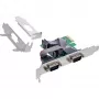 InLine scheda interfaccia 2x seriale 9 pin PCIe PCI-Express maschio