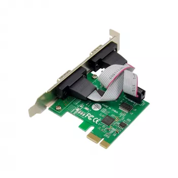 InLine scheda interfaccia 2x seriale 9 pin PCIe PCI-Express maschio