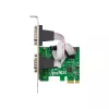 InLine scheda interfaccia 2x seriale 9 pin PCIe PCI-Express maschio