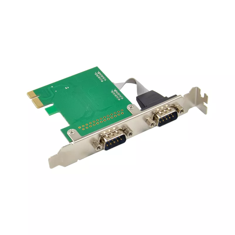 InLine scheda interfaccia 2x seriale 9 pin PCIe PCI-Express maschio