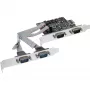 InLine scheda interfaccia 4 porte seriale 9 pin PCIe PCI-Express 76623C