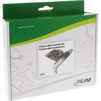 InLine scheda interfaccia porta parallela controller ECP + EPP + SPP PCI-E