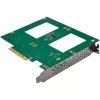 InLine 76660P adattatore U.2 interno PCIe connettore maschio 4 Gbit/s 3,3 V