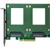 InLine 76660P adattatore U.2 interno PCIe connettore maschio 4 Gbit/s 3,3 V