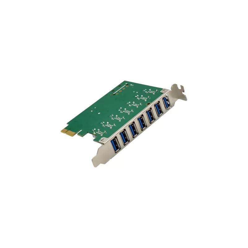 InLine controller host USB-A 3.2 Gen.1 7 porte PCIe, alimentazione SATA