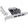 InLine 76662D scheda di interfaccia/adattatore interno Molex 4 pin, USB 3.2 Gen 1 (3.1 Gen 1)