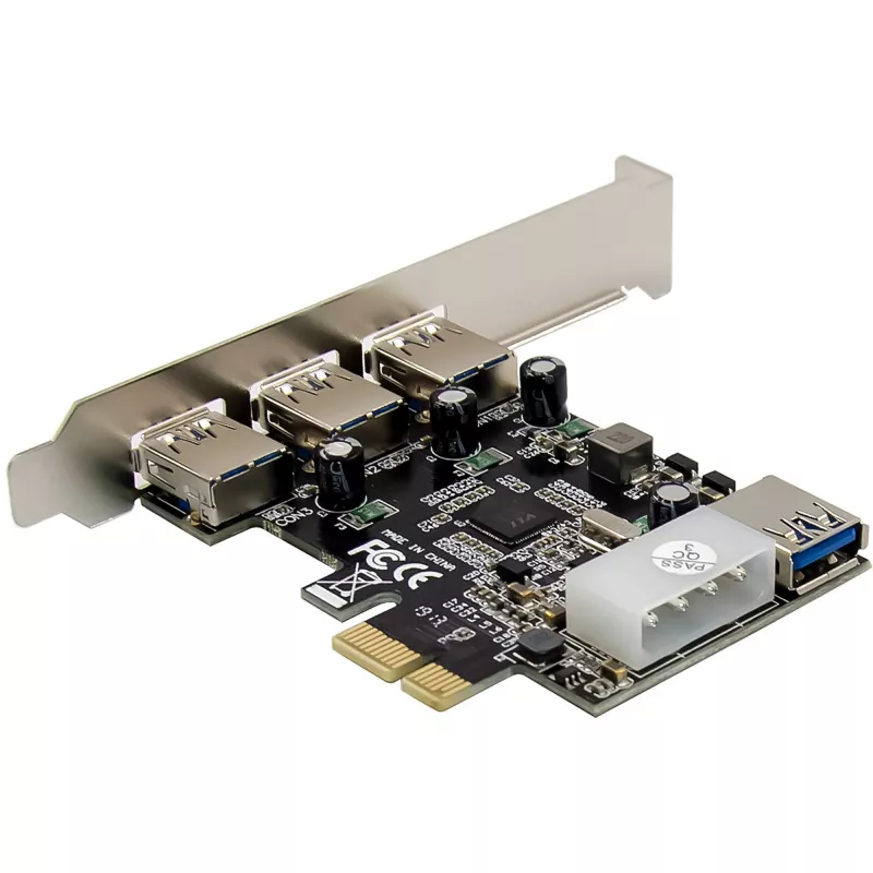 InLine 76662D scheda di interfaccia/adattatore interno Molex 4 pin, USB 3.2 Gen 1 (3.1 Gen 1)