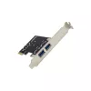 InLine controller host USB 3.2 Gen 1 2+2 porte, PCIe, con alimentazione SATA + staffa LP