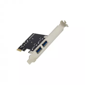 InLine controller host USB 3.2 Gen 1 2+2 porte, PCIe, con alimentazione SATA + staffa LP