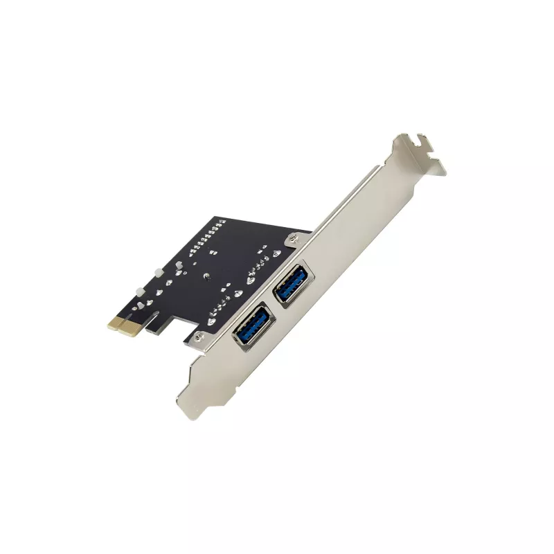 InLine controller host USB 3.2 Gen 1 2+2 porte, PCIe, con alimentazione SATA + staffa LP