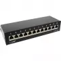 InLine patch panel Cat.6A per montaggio a tavolo/parete 12 porte nero RAL9005