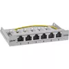 InLine patch panel Cat.6A 0,5HE 6 porte, da tavolo/parete/guida, grigio con protezione antipolvere