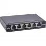 InLine patch panel Cat.6A 0,5U 6 porte, tavolo/parete/guida, nero con protezione antipolvere