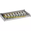 InLine patch panel Cat.6A 0,5HE 8 porte, montaggio da tavolo/parete grigio chiaro RAL7035