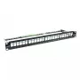 Patch panel vuoto InLine 76824B 19 pollici Cat.6A 24 porte 1U nero