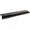 InLine Patch Panel 19 pollici Cat.6A 24 porte 0,5HE nero RAL 9005