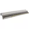 InLine patch panel 19 pollici Cat.6A 24 porte 1U grigio chiaro RAL7035