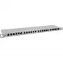 InLine patch panel 19 pollici Cat.6A 0,5U 24 porte, con protezione antipolvere, grigio