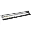 InLine patch panel 24 posti, pannello vuoto keystone, 19 pollici, 1U, nero