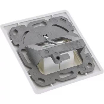 InLine presa da incasso Cat.6A 2x RJ45 bianco RAL9010