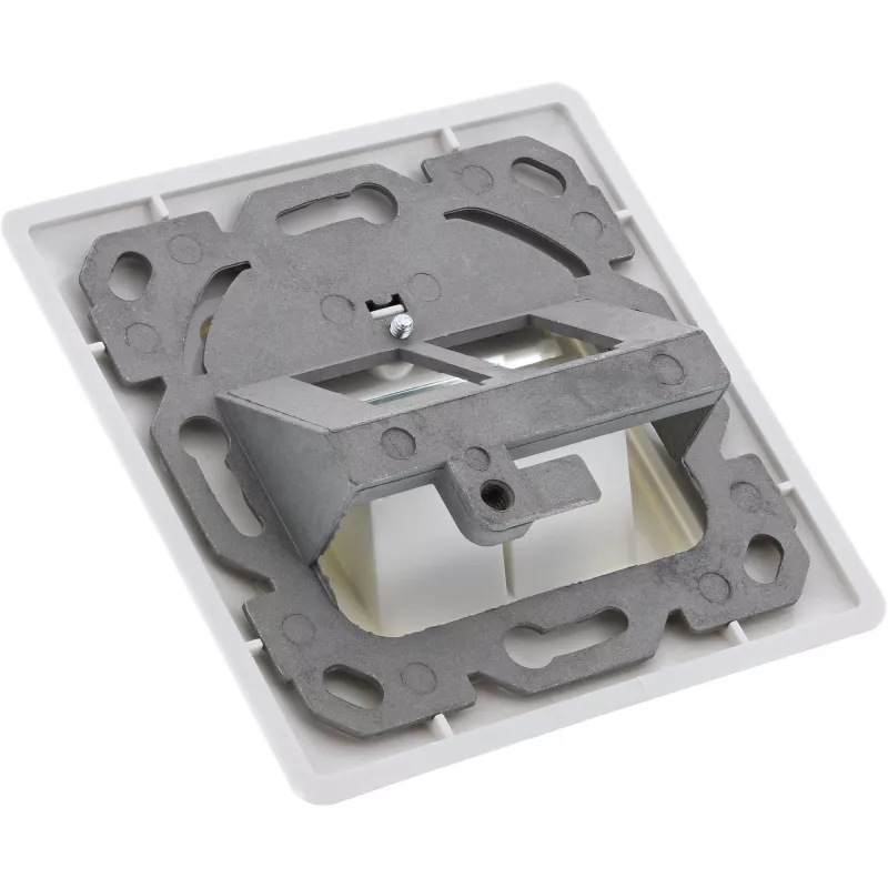 InLine presa da incasso Cat.6A 2x RJ45 bianco RAL9010