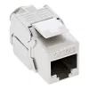 InLine presa da incasso Cat.6A 2x RJ45 bianco RAL9010