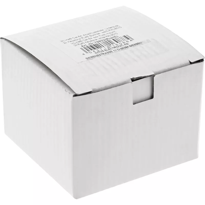 InLine presa da incasso Cat.6A 2x RJ45 bianco RAL9010