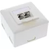 InLine presa a parete Cat.6A da incasso o a parete 2x connettore femmina RJ45 76842S
