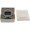 InLine presa a parete Cat.6A da incasso o a parete 2x connettore femmina RJ45 76842S