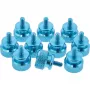Viti zigrinate per case InLine 77770B blu alluminio confezione da 10 pz.