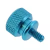 Viti zigrinate per case InLine 77770B blu alluminio confezione da 10 pz.
