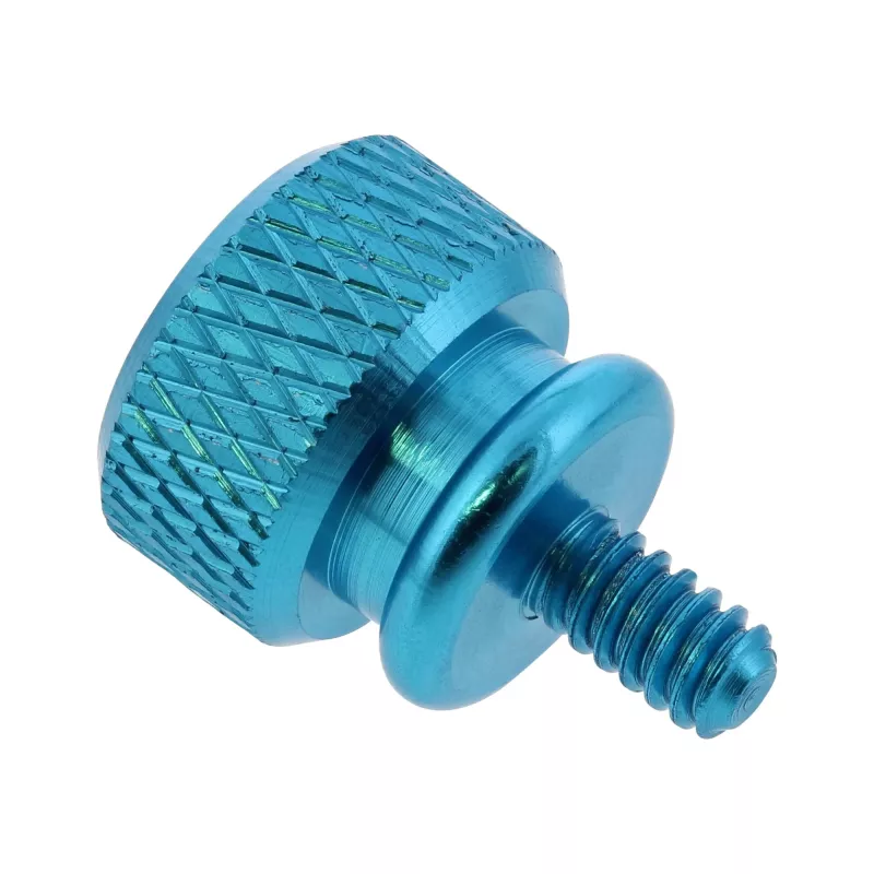 Viti zigrinate per case InLine 77770B blu alluminio confezione da 10 pz.