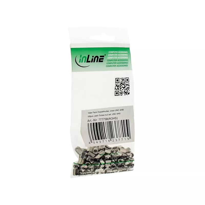 Set dadi UNC 4/40 InLine 77775A 10 pz.