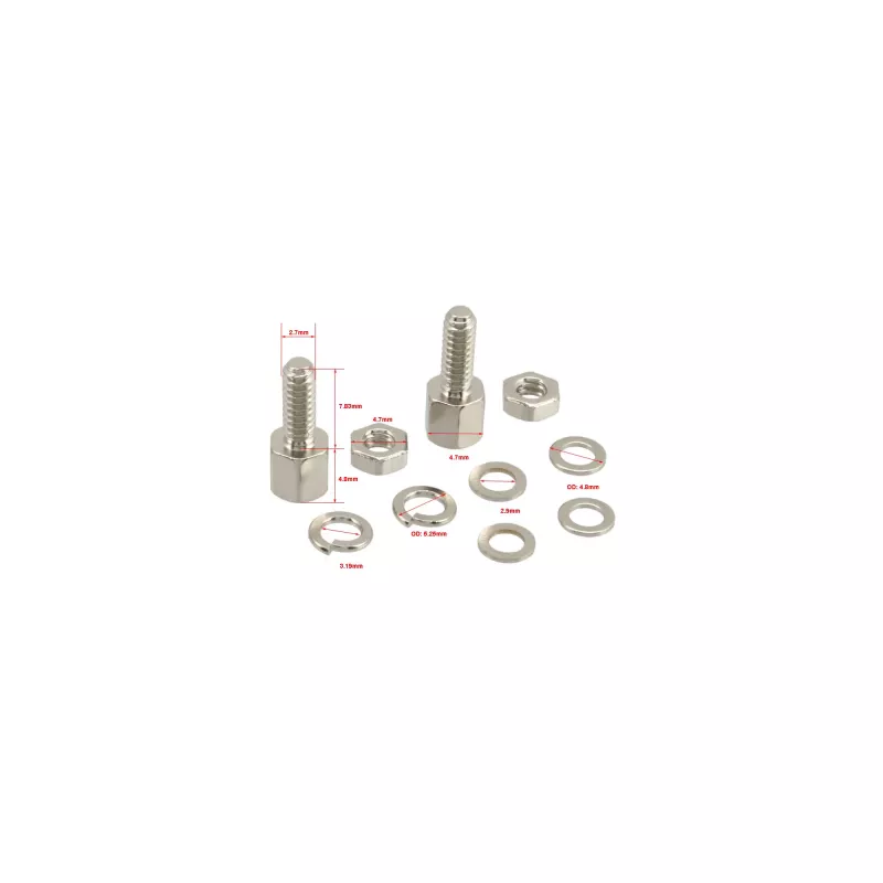 InLine set viti Sub-D kit di montaggio 10 pz.