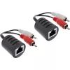 InLine cavo audio RCA su LAN / Ethernet / RJ45 2 pezzi, un set