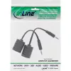 InLine set completo cavo audio 3,5 mm su LAN / Ethernet / RJ45 max. 50 m