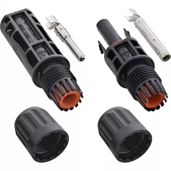 InLine 94001 connettore per fili Standard4/MC4/PV4 nero connettore maschio/femmina