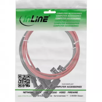 Cavo per media tensione InLine 95603 rosso nero 1500V 3 m
