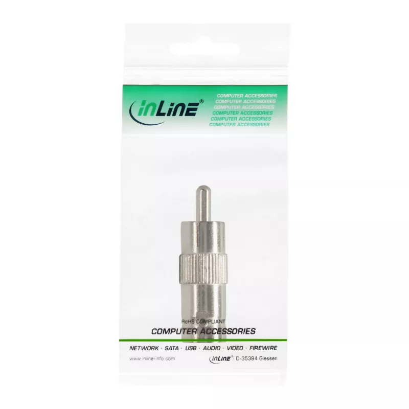 Adattatore video InLine 99320 connettore RCA su connettore femmina BNC