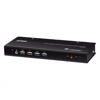 ATEN switch KVMP 2 porte USB 4K HDMI dual-display (cavi inclusi)