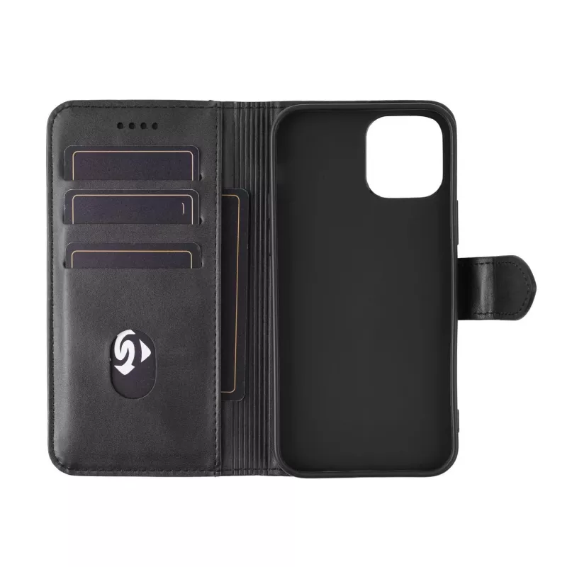 Wallet Case eSTUFF ES67110011-BULK per iPhone 17 Pro Max nero 3 vani per carte
