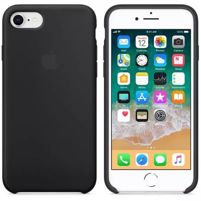 Custodia skin Apple MQGK2ZM/A per iPhone 8/7 nero