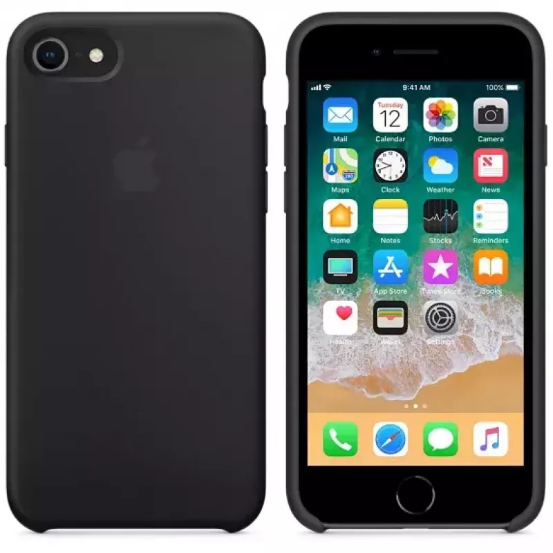 Custodia skin Apple MQGK2ZM/A per iPhone 8/7 nero