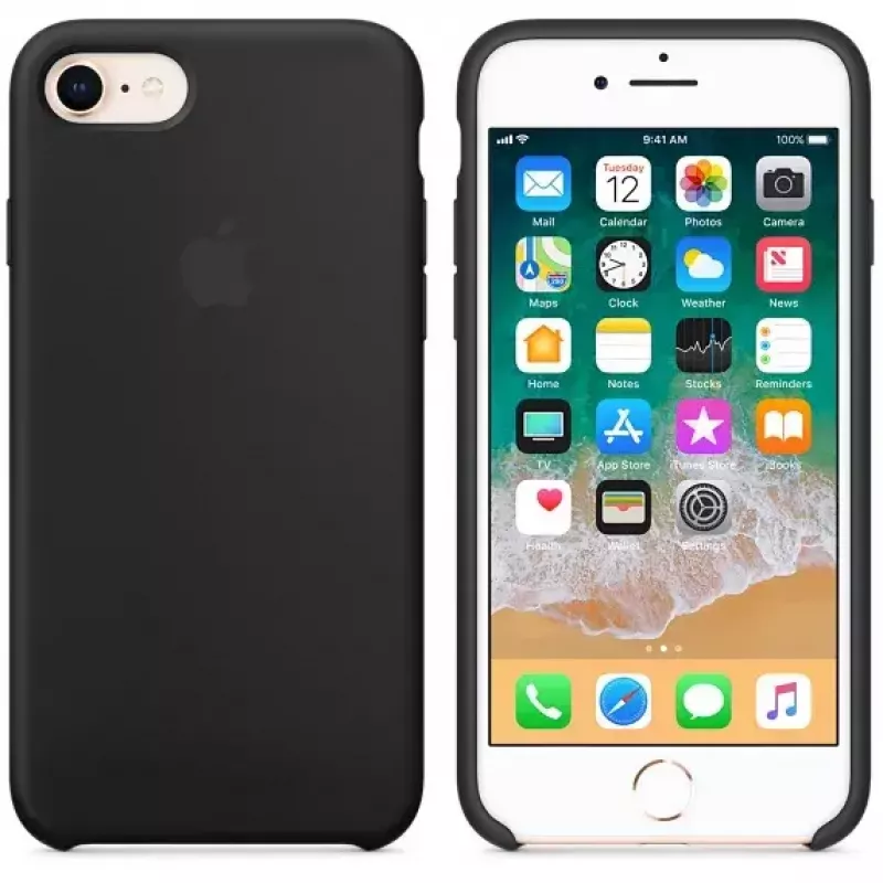Custodia skin Apple MQGK2ZM/A per iPhone 8/7 nero