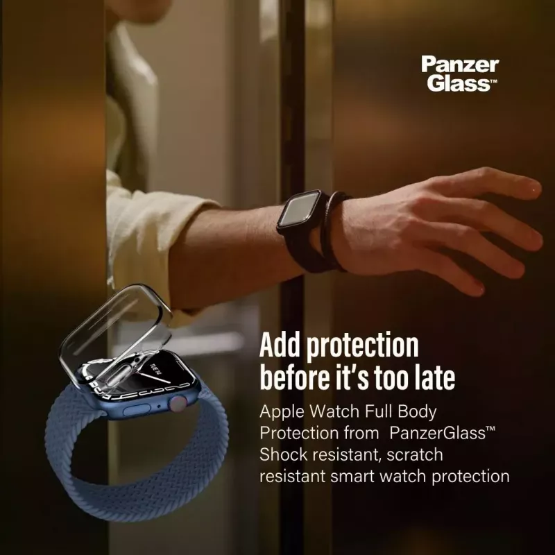 PanzerGlass® custodia full body nero Apple Watch SE 3 | SE | 6 | 5 | 4 | 44mm