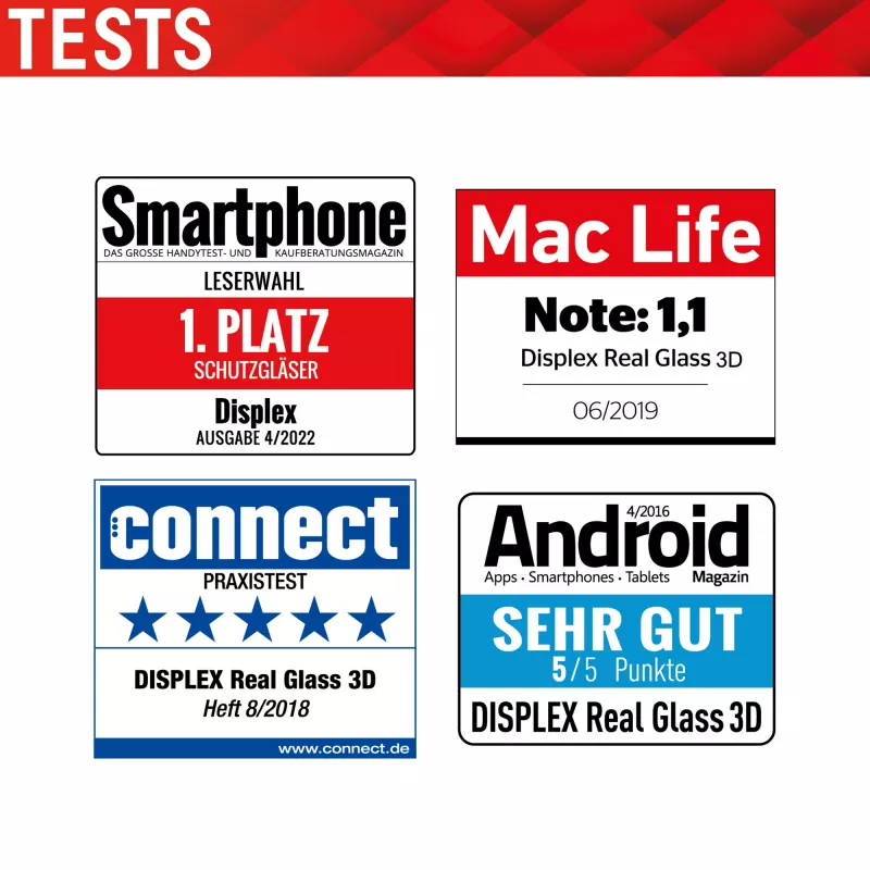 Displex Full Cover pellicola in vetro temperato Apple iPhone 13 Pro Max 14 Plus vetro temperato antigraffio