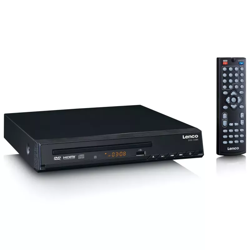 Lettore DVD Lenco DVD-120 nero NTSC PAL 20-20000 Hz 90 dB