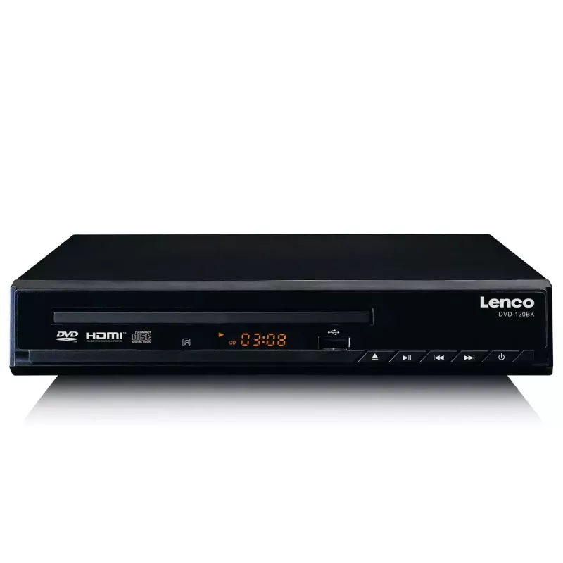 Lettore DVD Lenco DVD-120 nero NTSC PAL 20-20000 Hz 90 dB