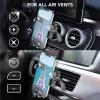 Cellularline Slide Fit - supporto universale per auto per smartphone con inserimento semplice